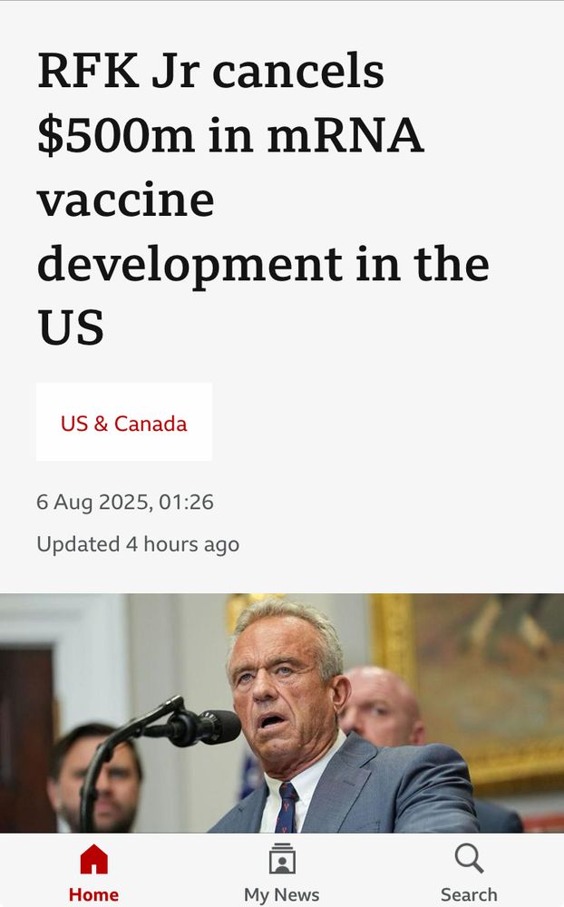 U.S. health sec cancels mRNA vaccines 