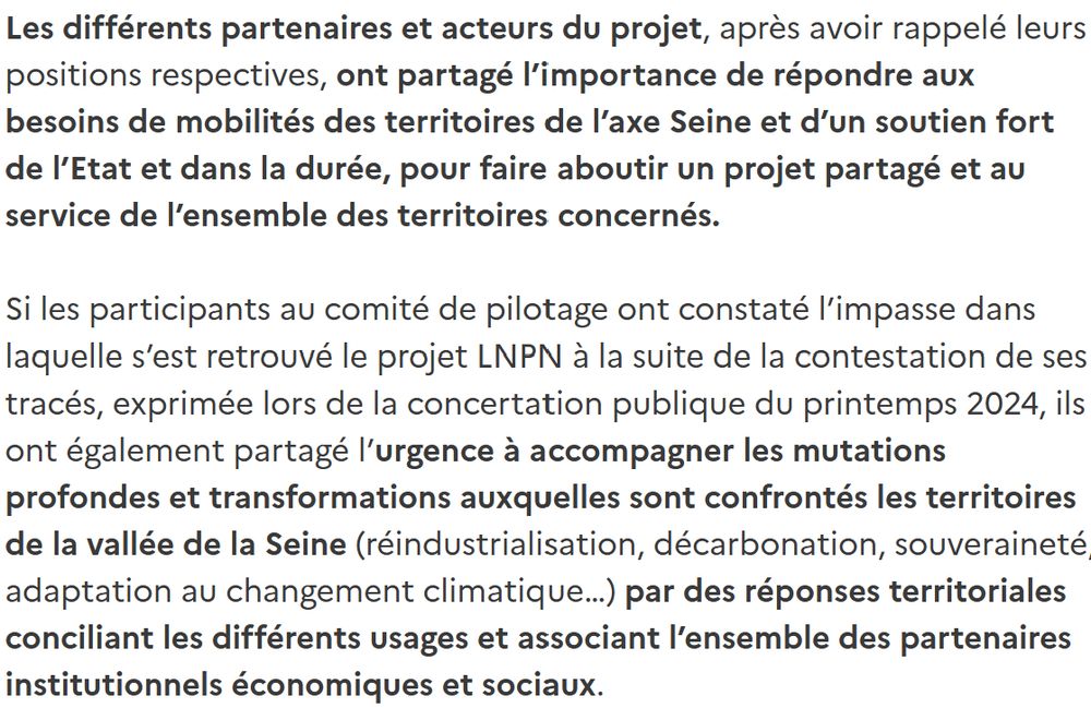extrait du communiqué
