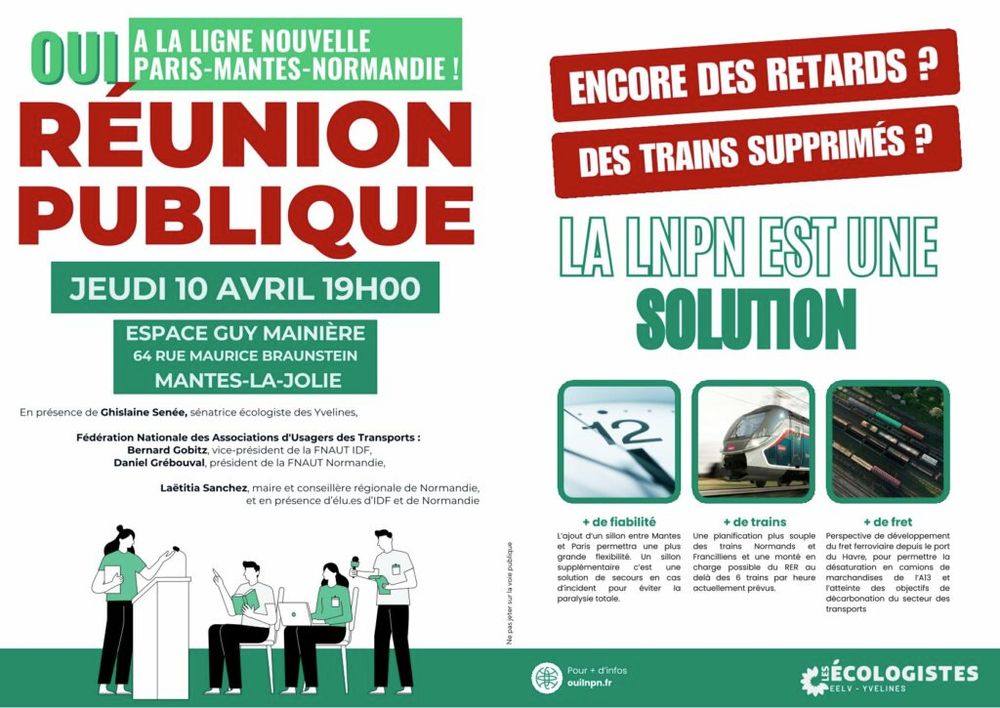 visuel de la réunion publique