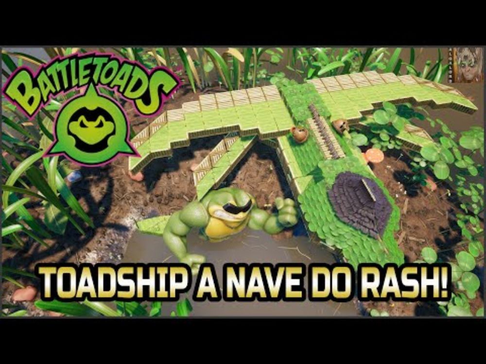 Tutorial Minha Nave do Rash no Grounded - História e Aniversário do Battletoads