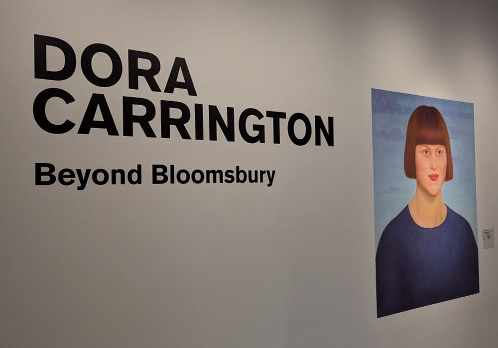 Dora Carrington. Beyond Bloomsbury. Self portrait.