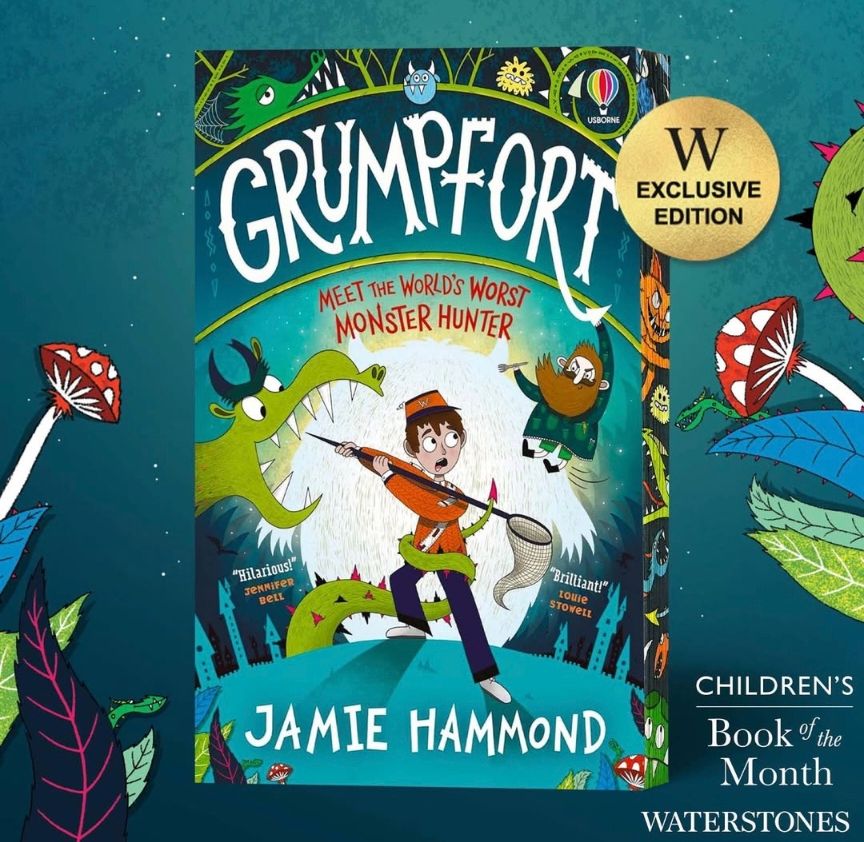 Grumpfort by Jamie Hammond, book cover. Waterstone's March Book of the Month.