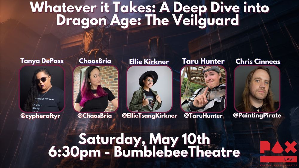 Row of headshots with me, Bria, Ellie, Taru & Chris