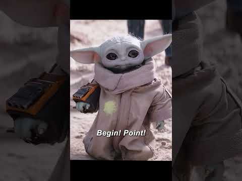 🎯Baby Yoda’s Dart Challenge! Force-Powered Victory | The Mandalorian Season 3🔥