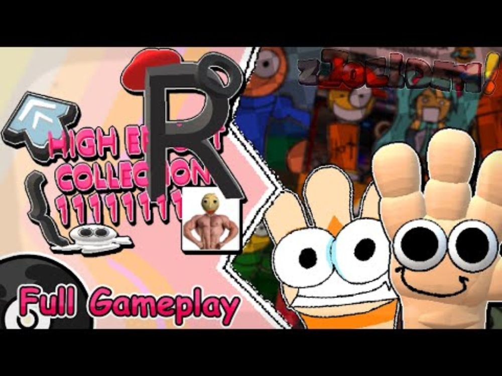 FNF High effort collection R{ 2.0 Full Gameplay + Easter Eggs