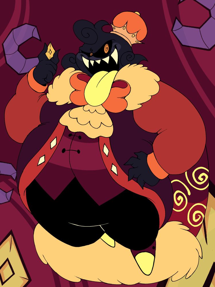 Lord Bomubu (concept by friend again) which is Bomb Boo in Japanese. 
Part of the AU's Halloween Edition cast.