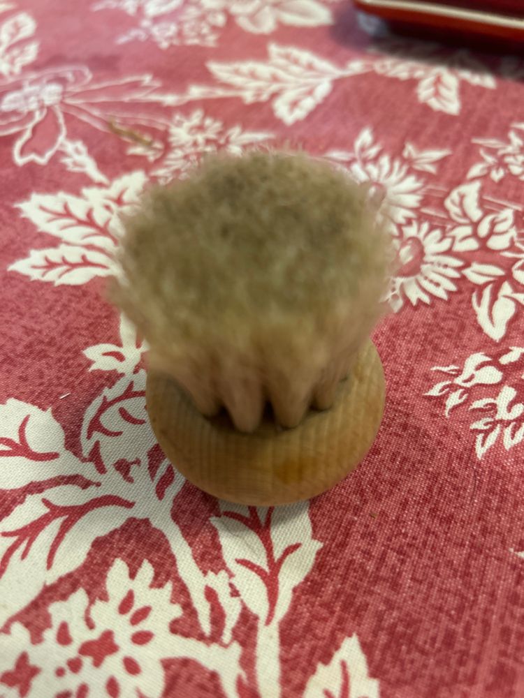 A mushroom brush.  Upside down.  