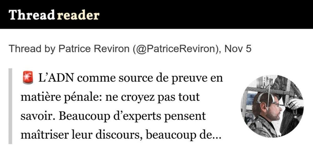 Thread by @PatriceReviron on Thread Reader App