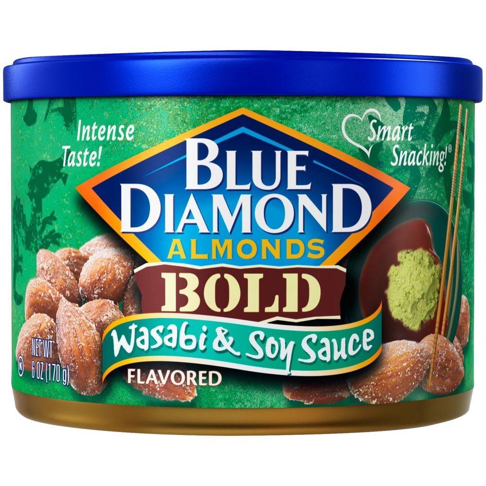 Blue Diamond Almonds BOLD Wasabi & Soy Sauce Flavored 