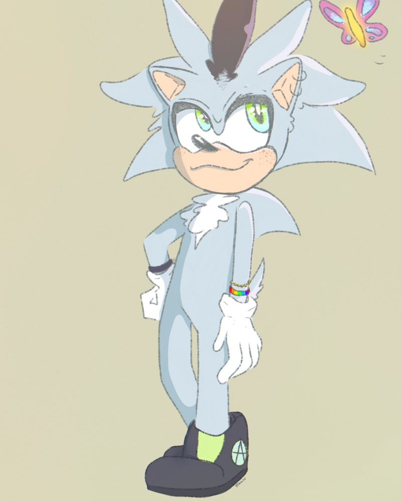 A redraw of Dash, my OC that I made in 2012 