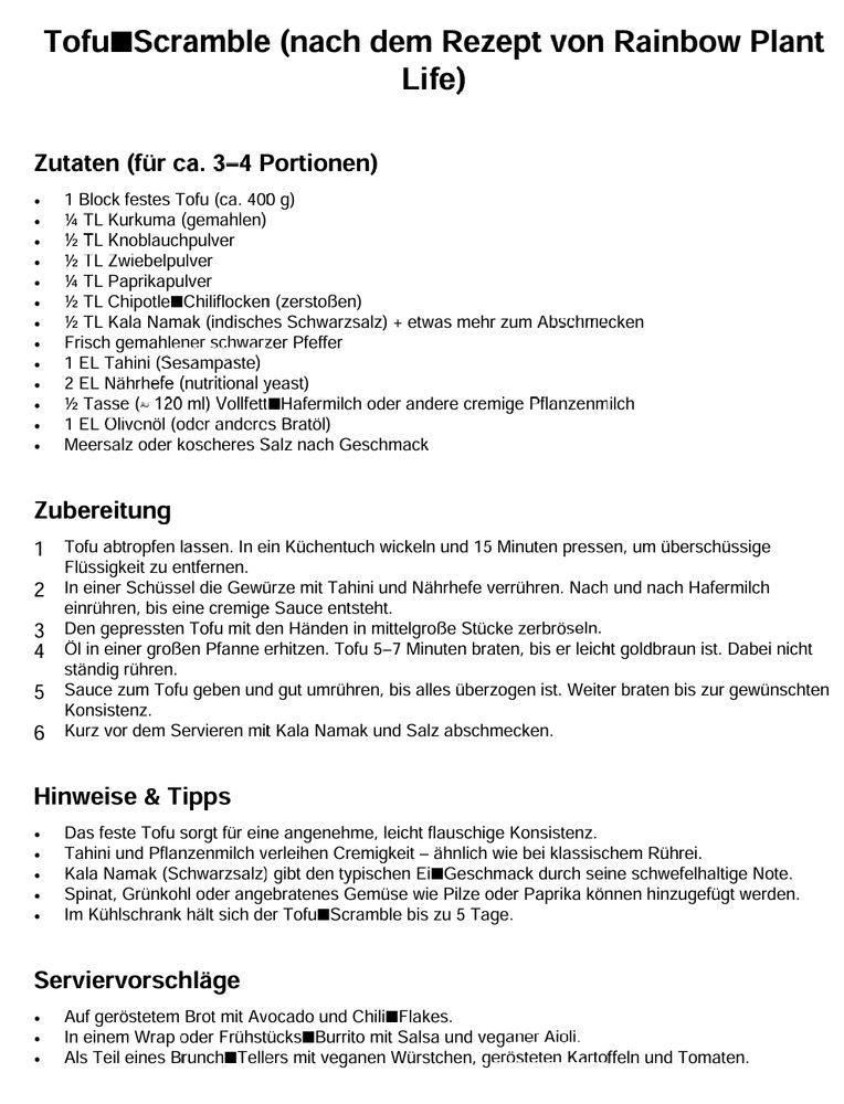 Rezeot von der Website, von ChatGPT aufbereitet.