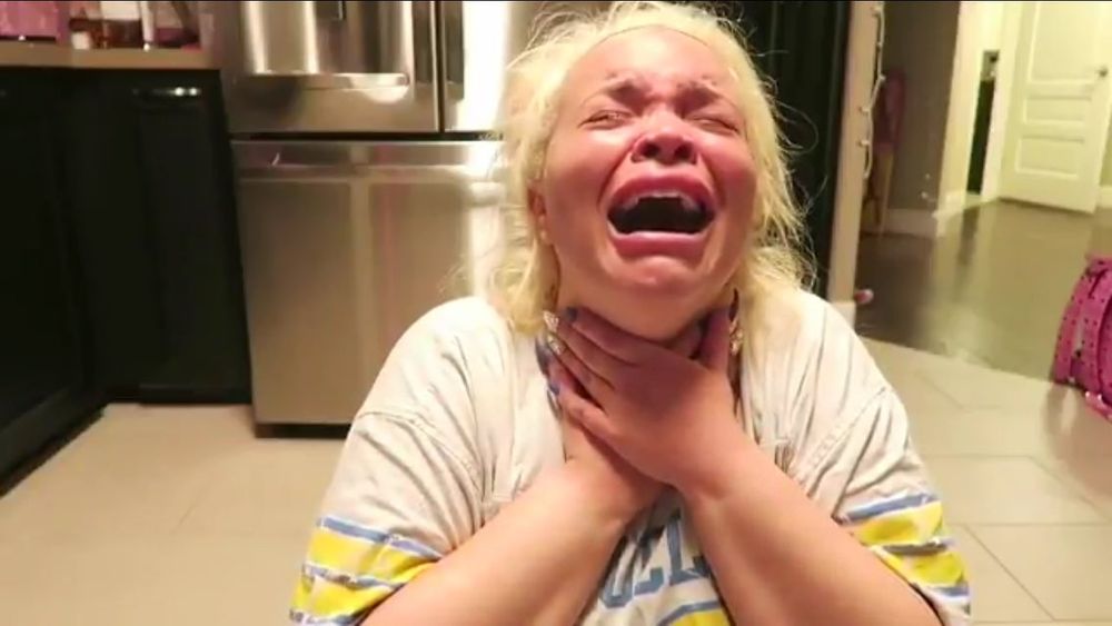 Trisha Paytas crying 