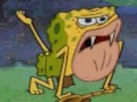 Spongebob caveman