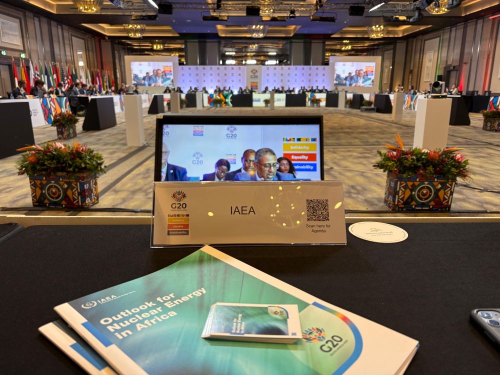 IAEA Launches Outlook on Nuclear Power for Development in Africa at G20
