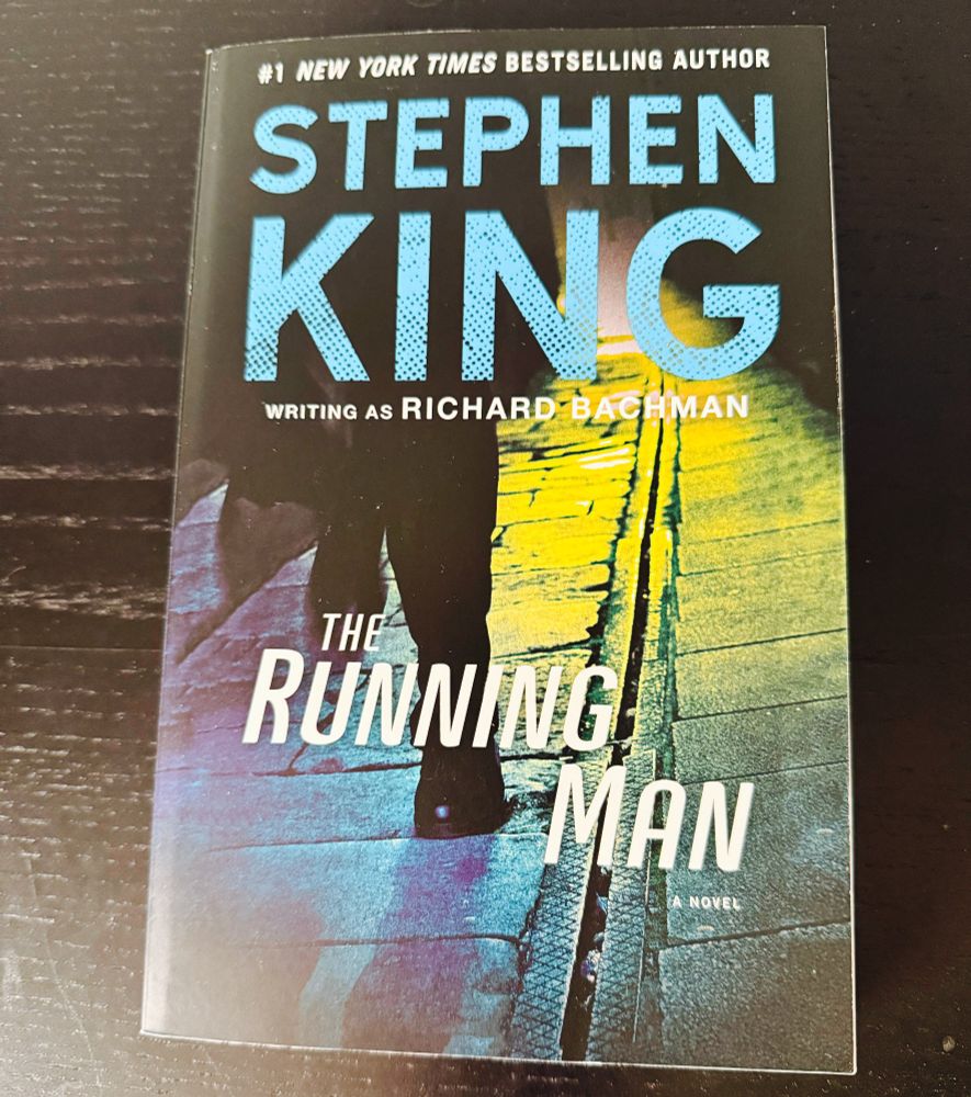 #1 NEW YORK TIMES BESTSELLING AUTHOR
 STEPHEN
 KING
 WRITING AS RICHARD-BACHMAN
 THE
 RUNNING
 MAN
 A NOVEL