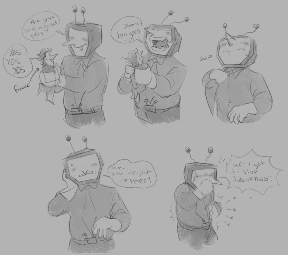 vore art of tenna and spamton