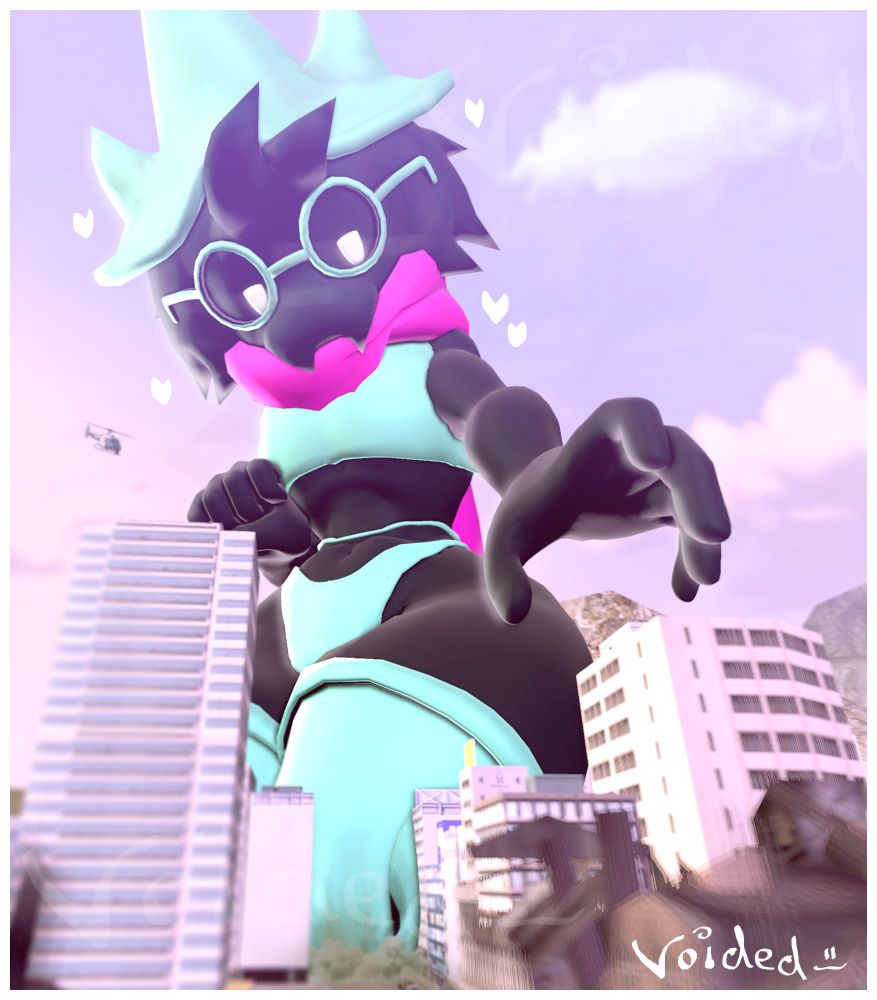big ralsei in da city