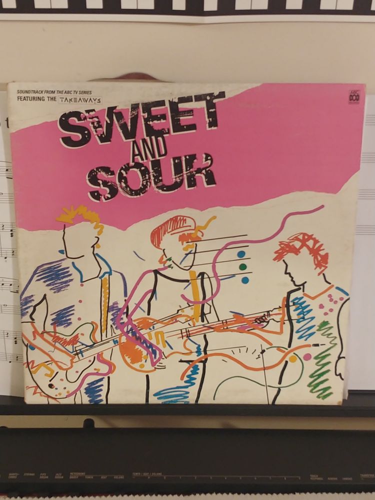 Album cover for the soundtrack to the tv show Sweet And Sour. Produced by the ABC (Australian Broadcasting Corporation) in 1984.