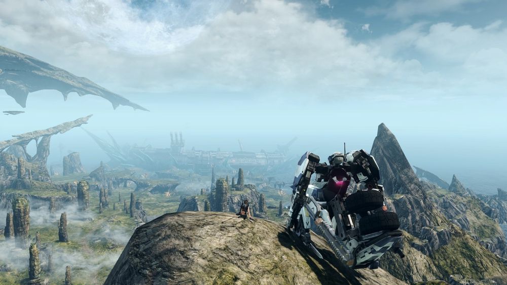 Me and my skell on top of the mountain, NLA afar