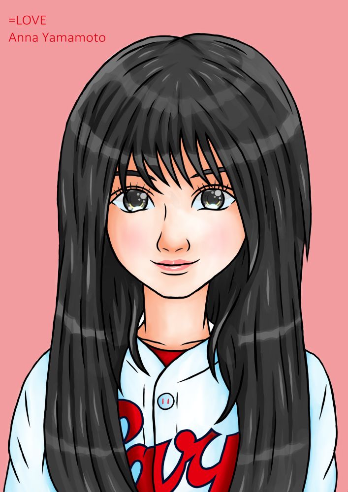 山本杏奈（文字アリ、背景アリ）