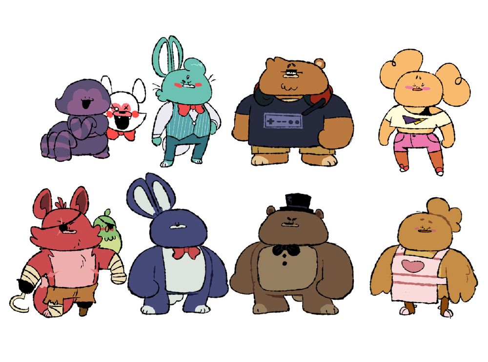 I took some creative liberties with the Toy animatronics :]