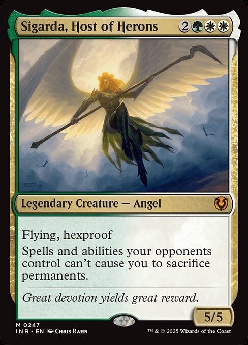 Sigarda, Host of Herons Magic: The Gathering card