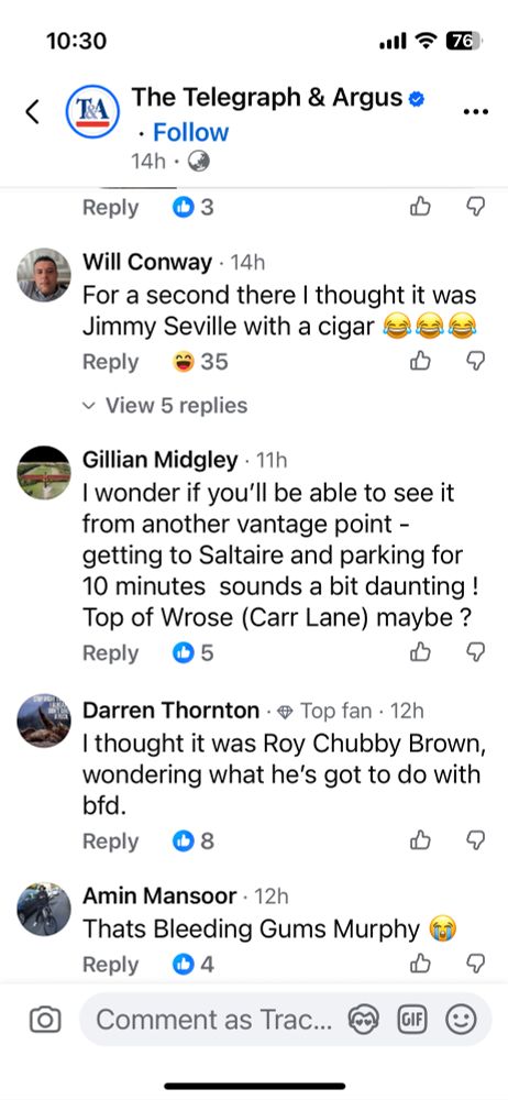 Local folk taking the piss…