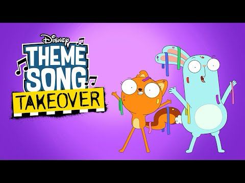 Kiff Takes Over Kiff's Theme Song 🐿️🎤 | Theme Song Takeover | @disneychannelanimation