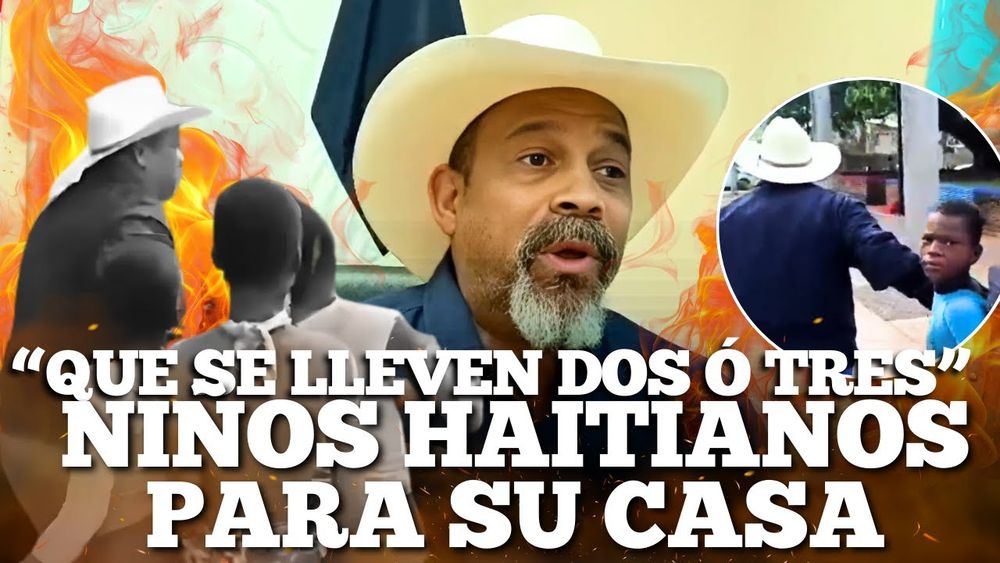 ALCALDE DE DAJABÓN GRABA VIDEO DESMINTIENDO SITUACIÓN DE NIÑOS HAITIANOS