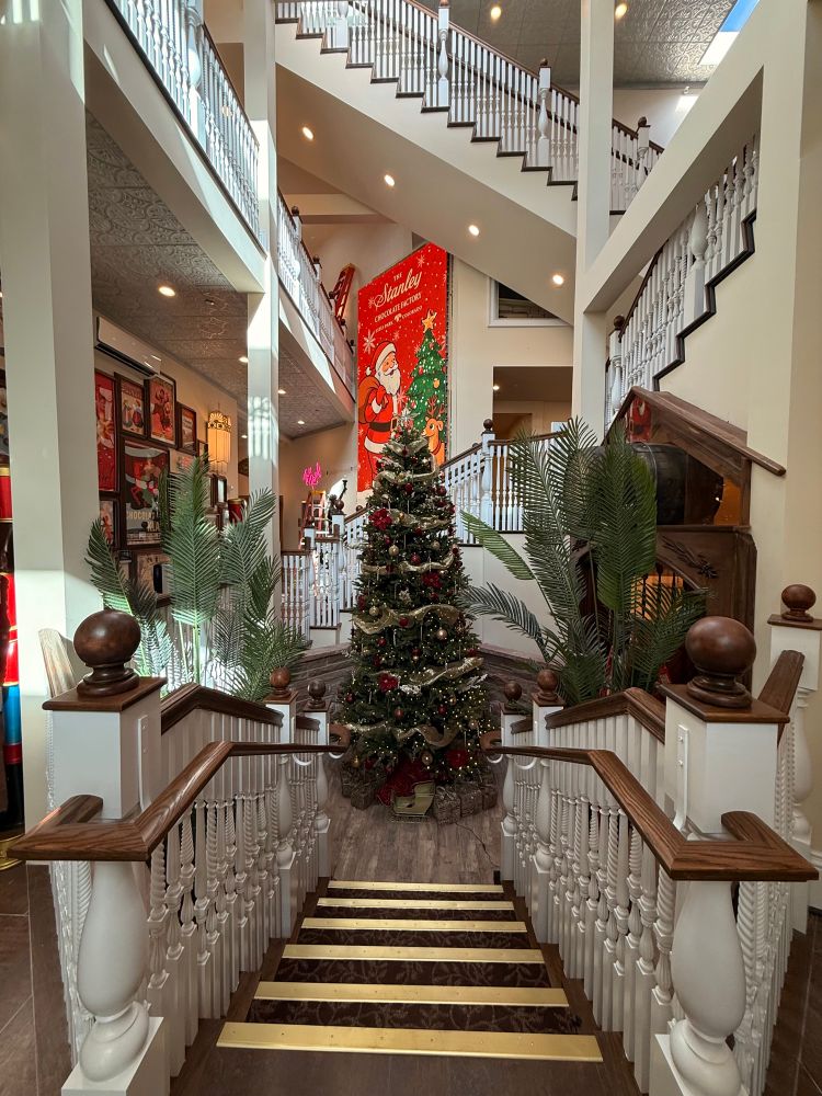 Christmas tree at the Chocolate Factory 