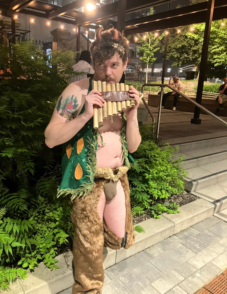 A Saytr in the bushes 