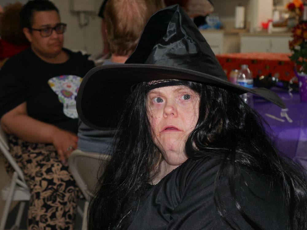 Gabriel Homes resident at the Boo Bash.