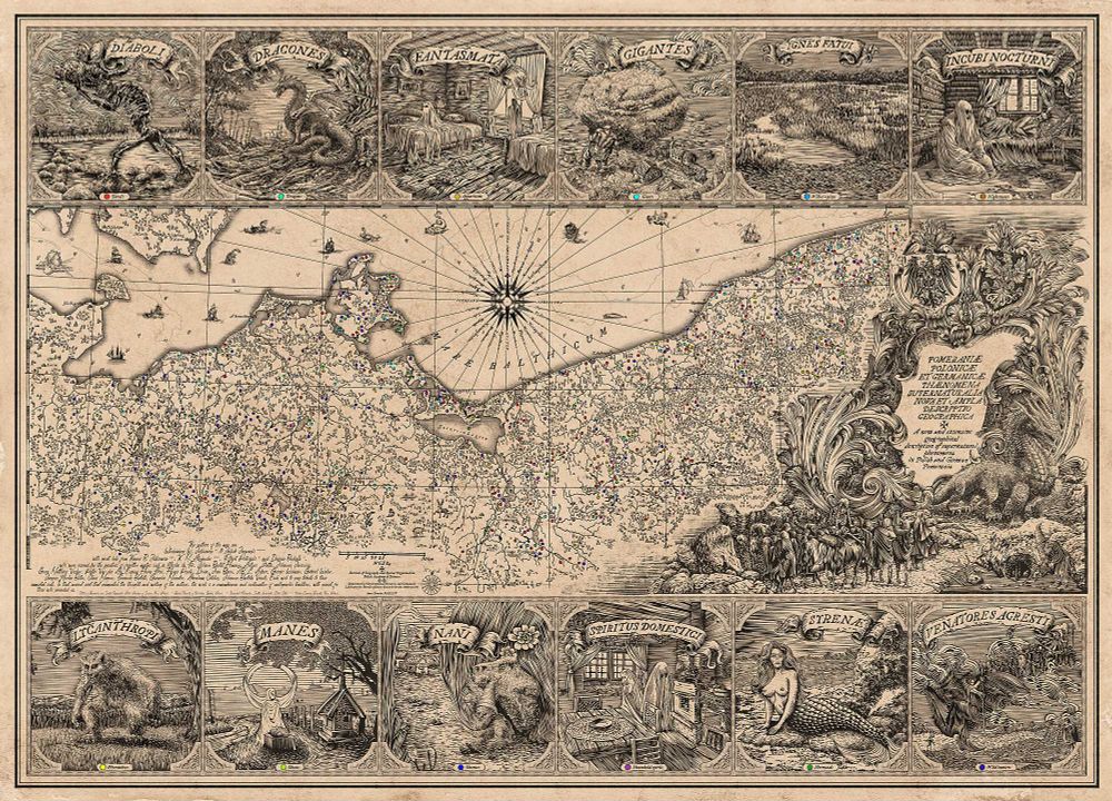 Pomerania: postmodern mapping of folkloristic sources. Read the paper for a full description since there is a lot going on here. 