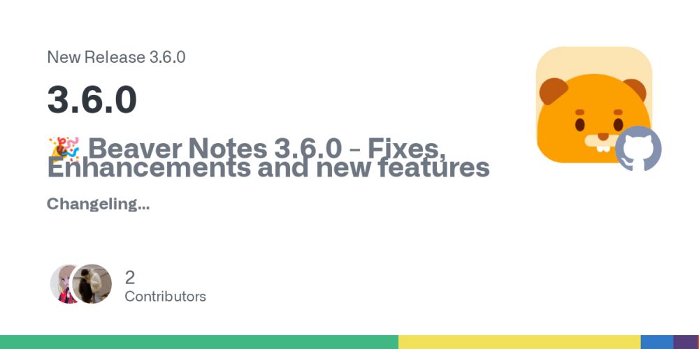 Release 3.6.0 · Beaver-Notes/Beaver-Notes