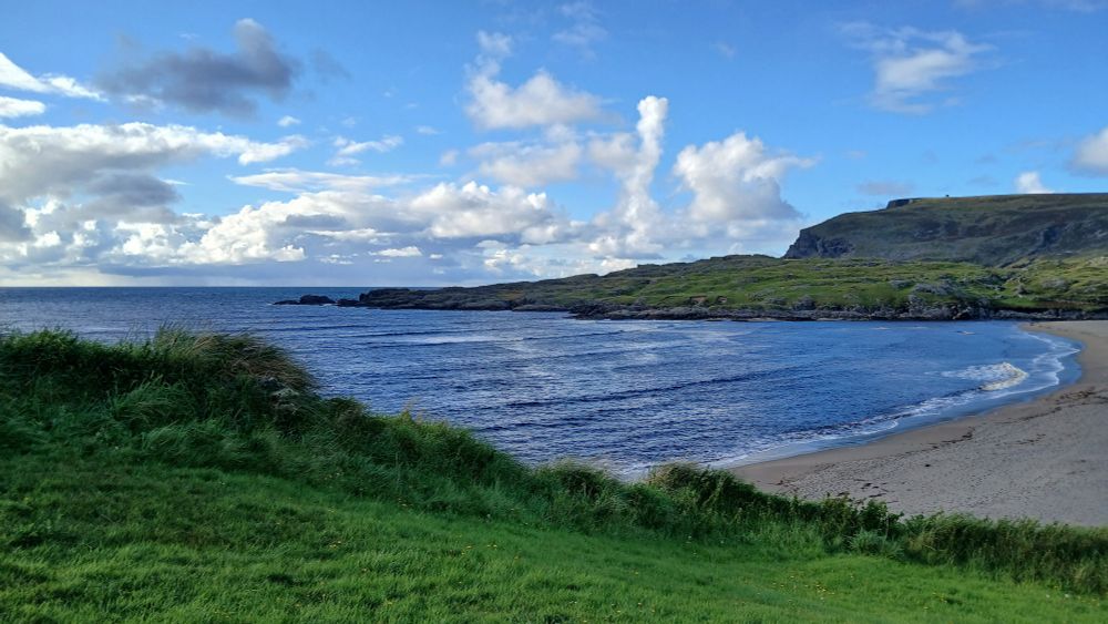 Beach in County Donegal, Ireland.