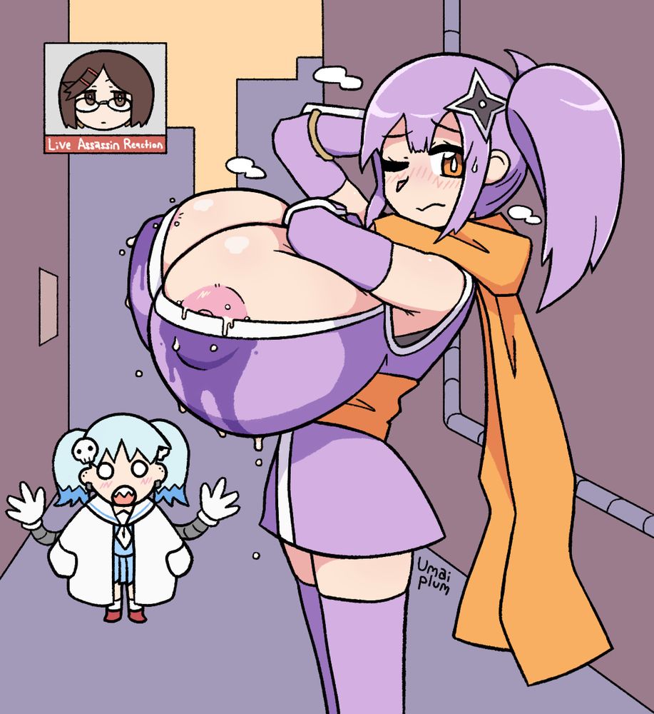 milk edit of satoko from ninkoro with huge boobs 