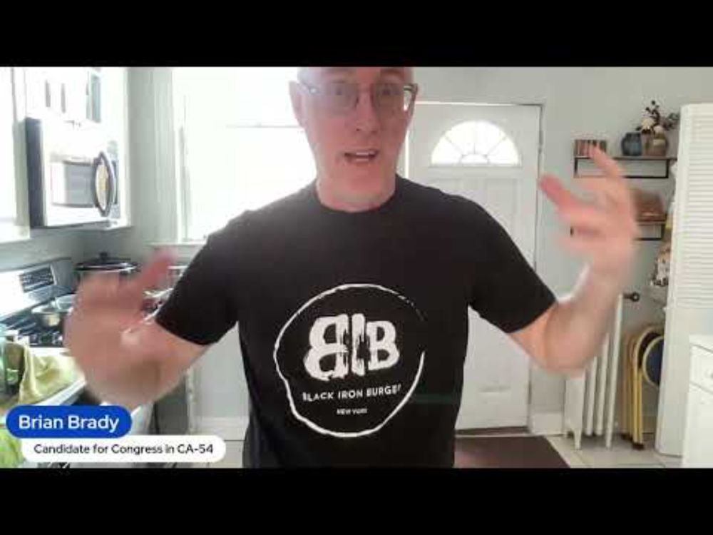 Brian Brady for Congress in CA 54 -- Stump Speech