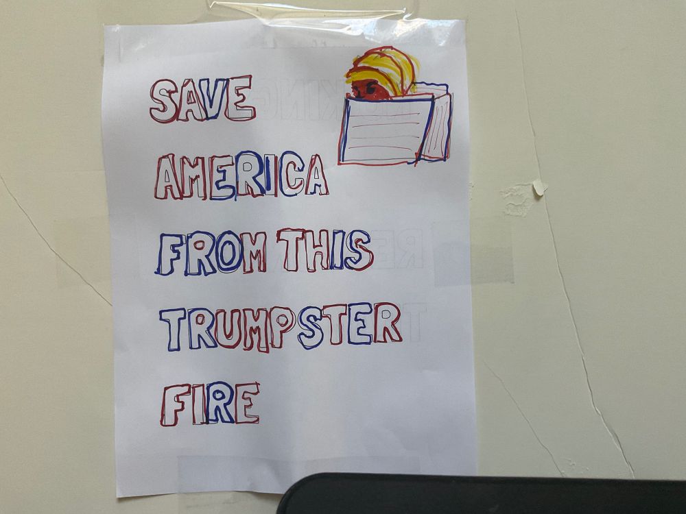 Save America from the Trumpster Fire.