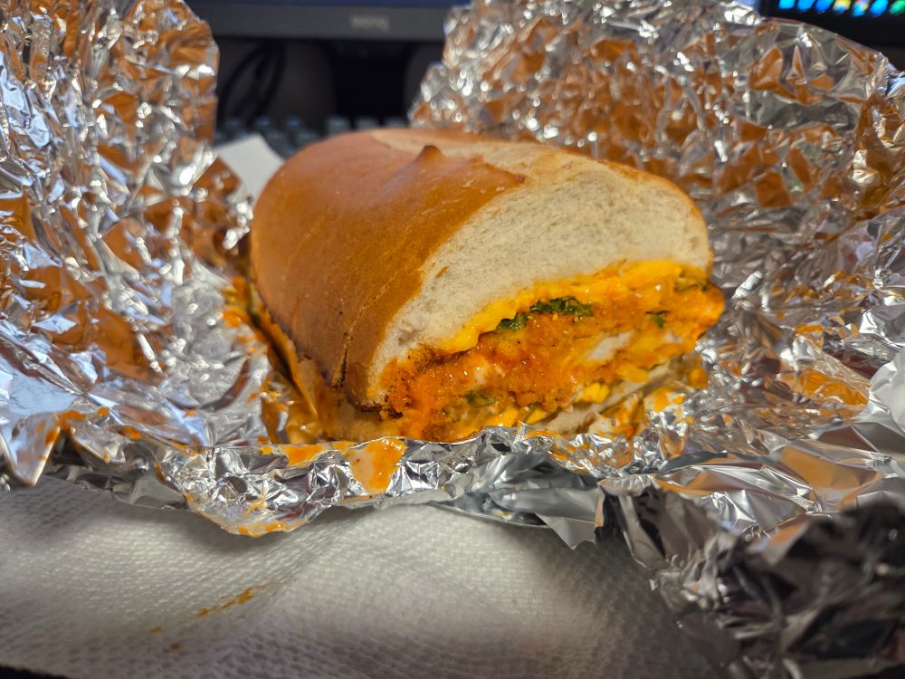 Second half of sandwich 