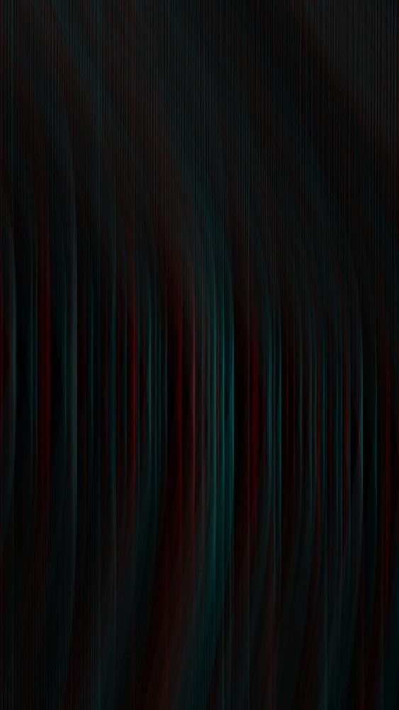 Image of red and cyan lines mixing in a broad arc from top to bottom.