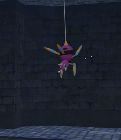 a shiny ariados in Legends ZA (my first non-mareep shiny) 