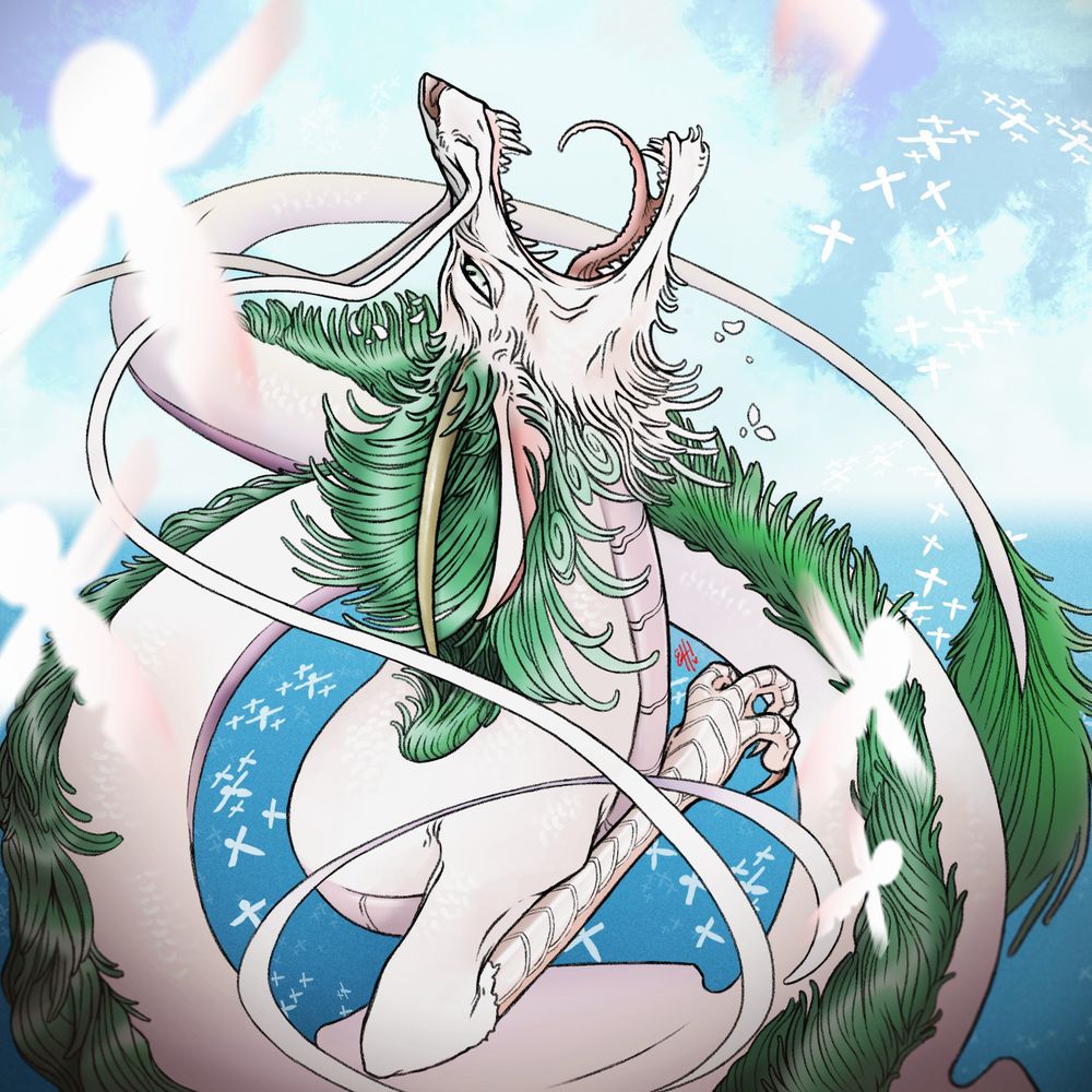 Haku 'Spirited Away' Illustration Piece
