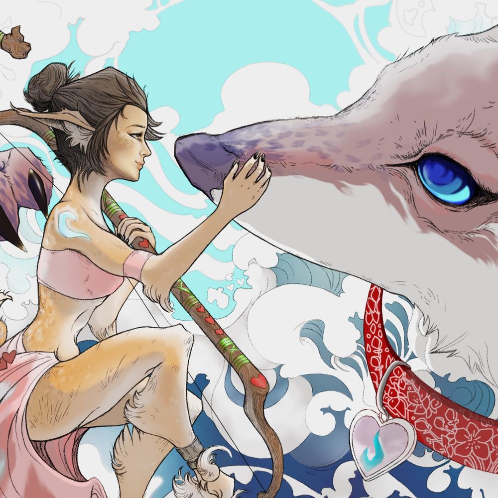 League of Legends Kindred Variant Design Illustration