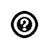 The glitch pokémon decamark, or ten question marks: a black ball with a white ring and white question mark on it, rolling back and forth.