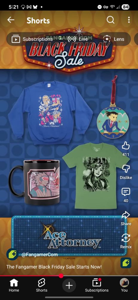 Ace Attorney items coming up for sale on Fangamer