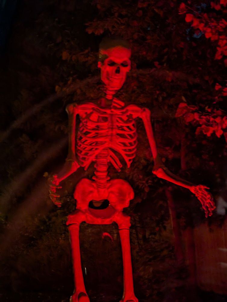 One big red skeleton