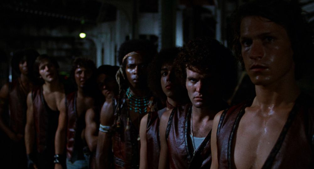A still image from the 1979 film The Warriors.