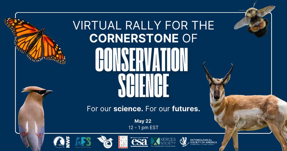 “Virtual Rally to Save the Cornerstone of Conservation Science. For our science. For our futures.” 