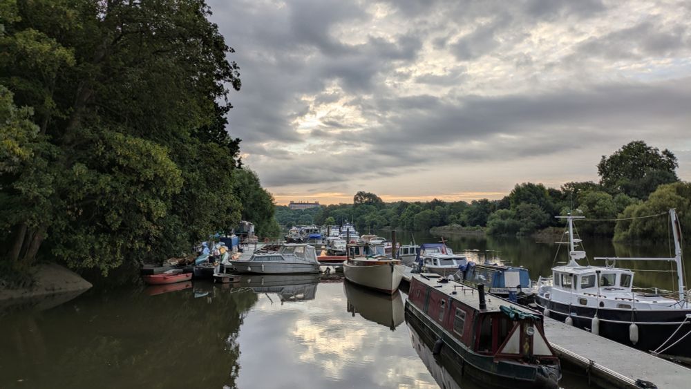 Hammertons ferry terminal at dawn 