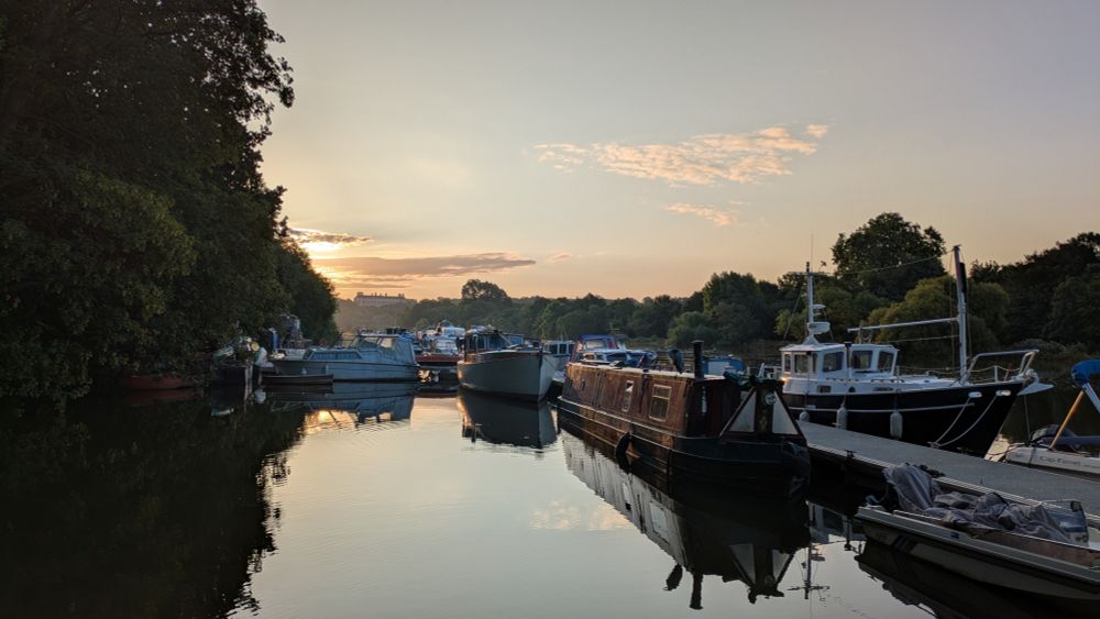 Hammertons ferry terminal at dawn 